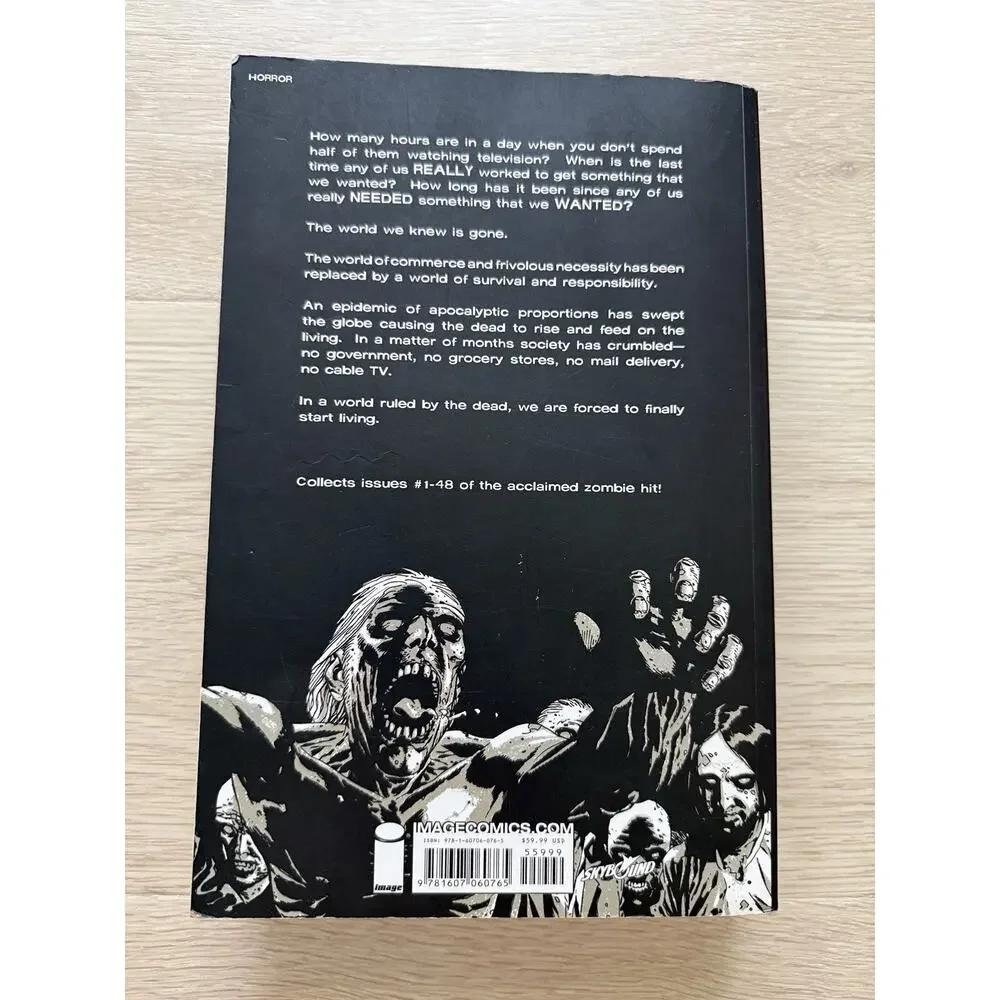 Walking Dead Compendium One Robert Kirkman Graphic Novel Comic Book